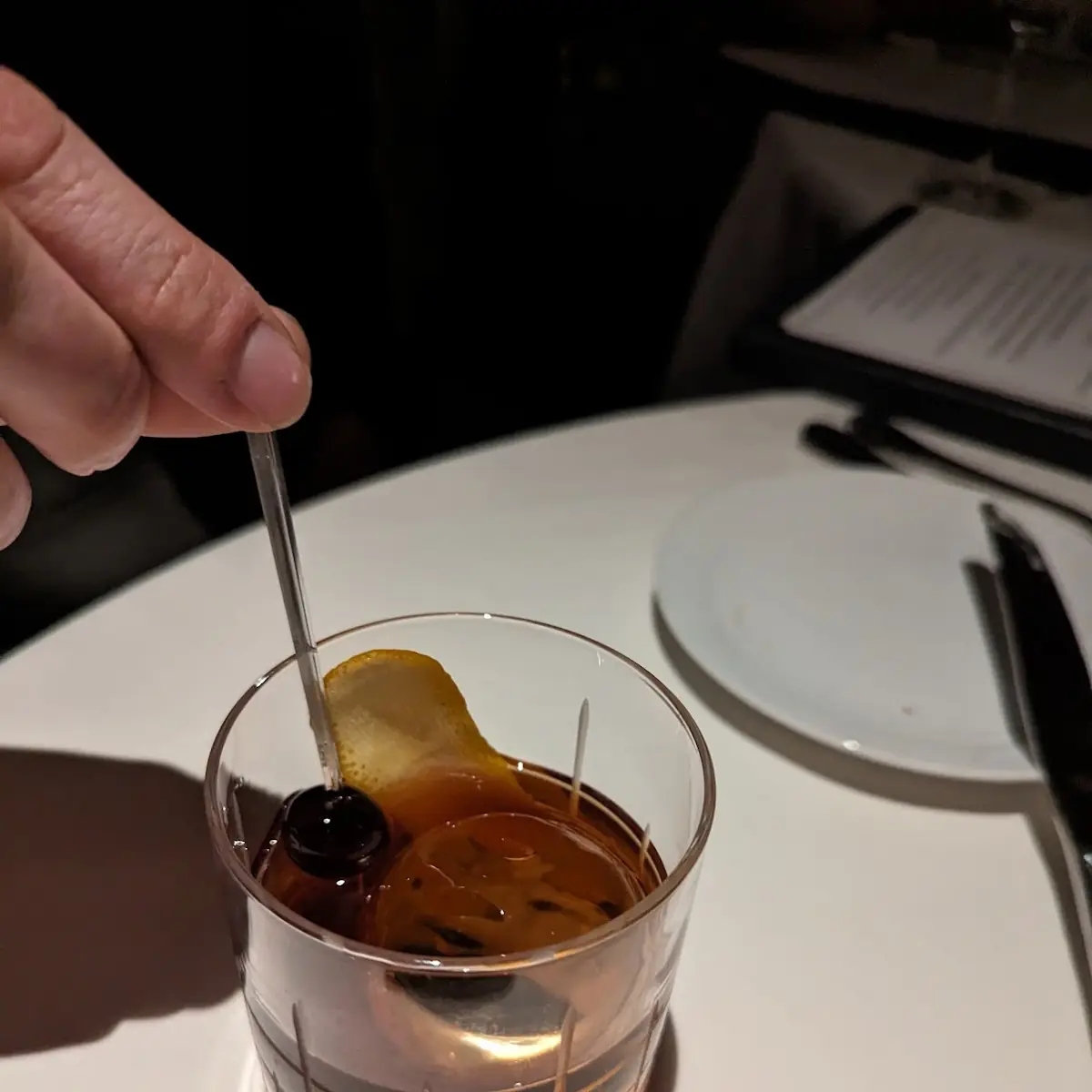 Smoked Old Fashioned