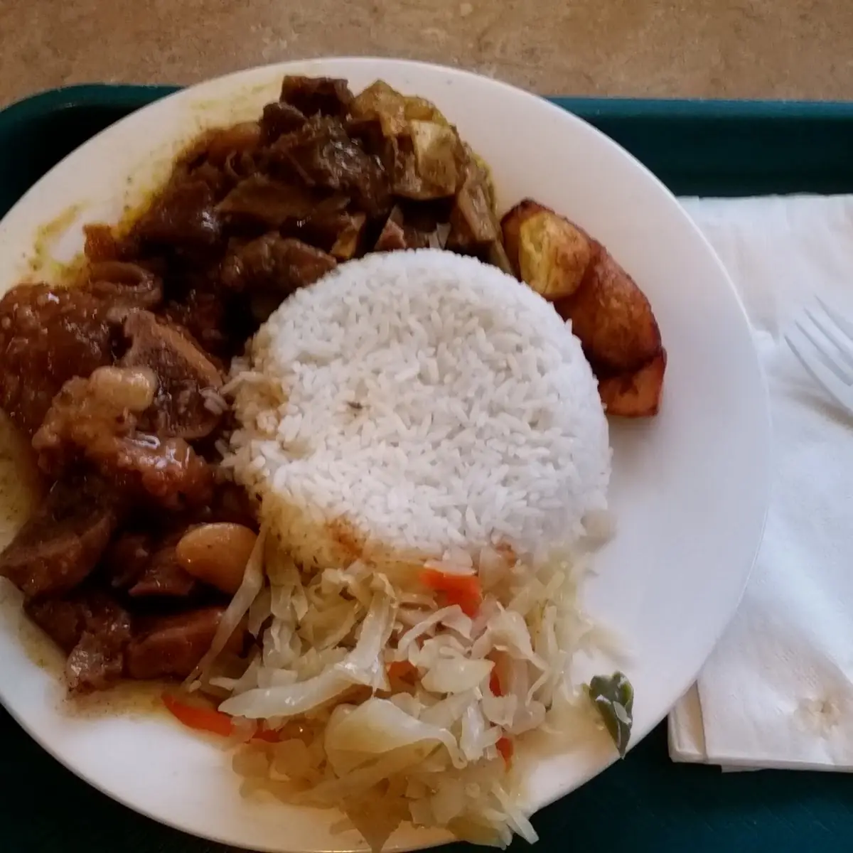 Cow Foot with White Rice