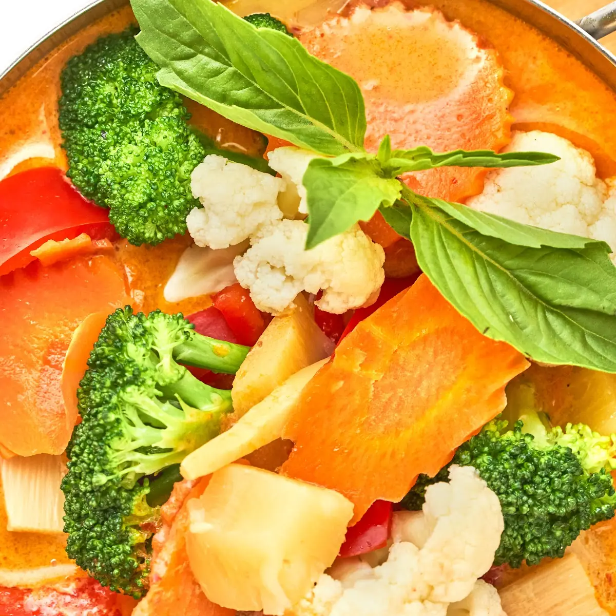 Red Curry with Mixed Veggies