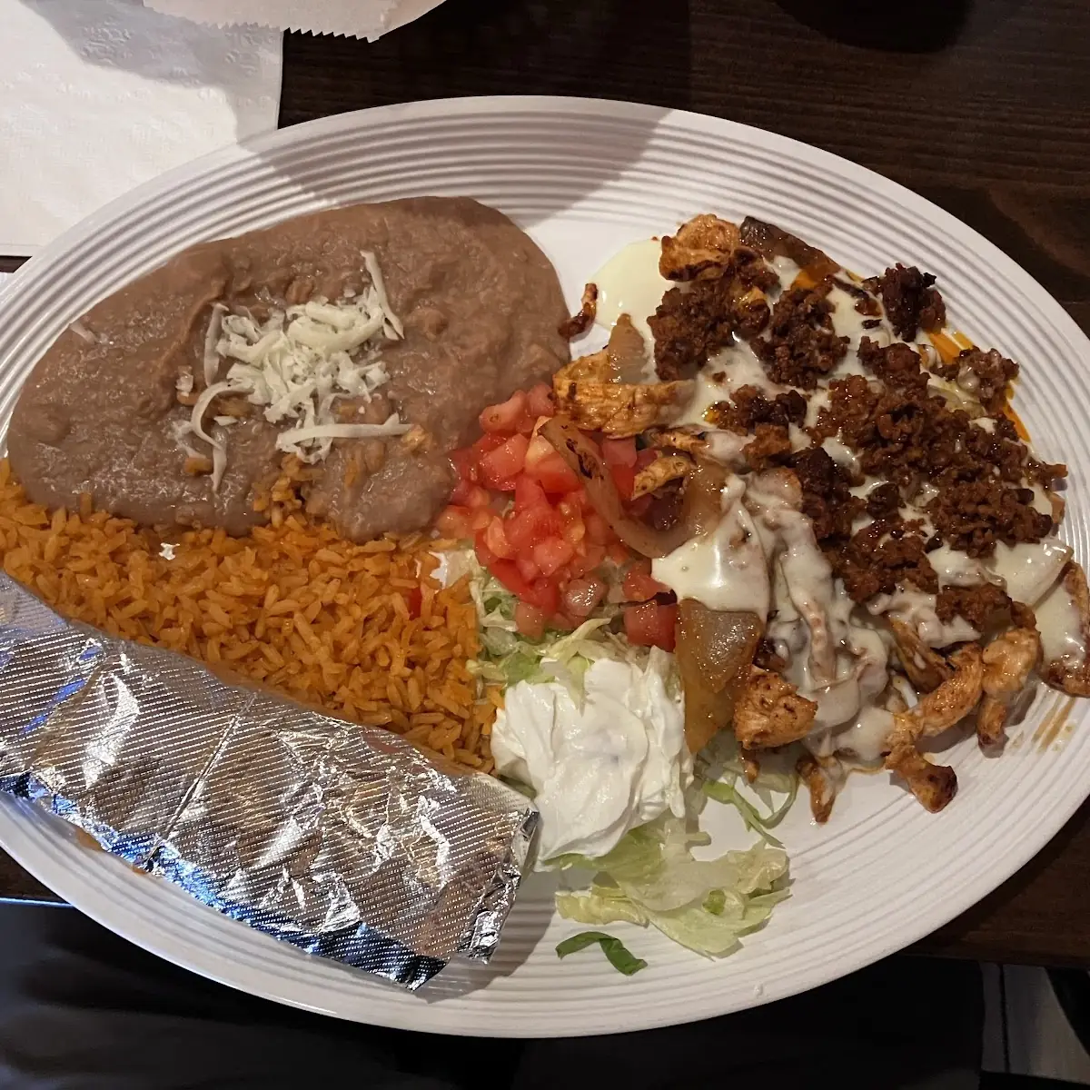 Chicken Fajitas with Side Dishes