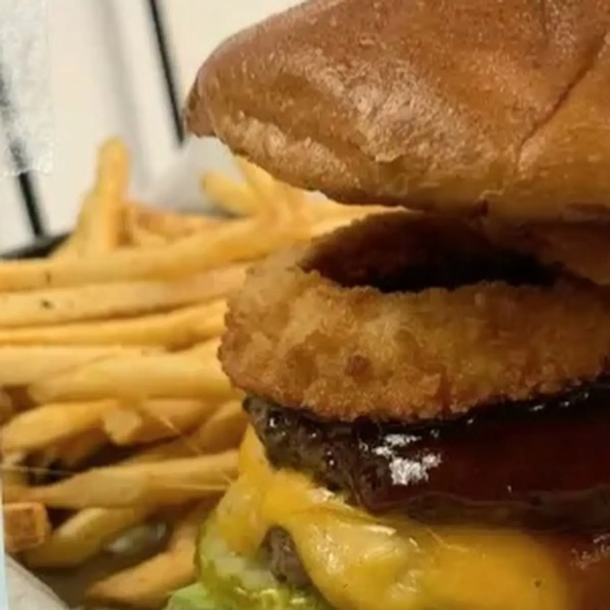 Western Burger and Fries