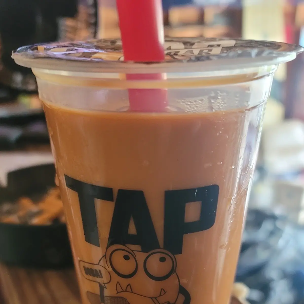 Thai Tea with Lychee Fruit Poppers