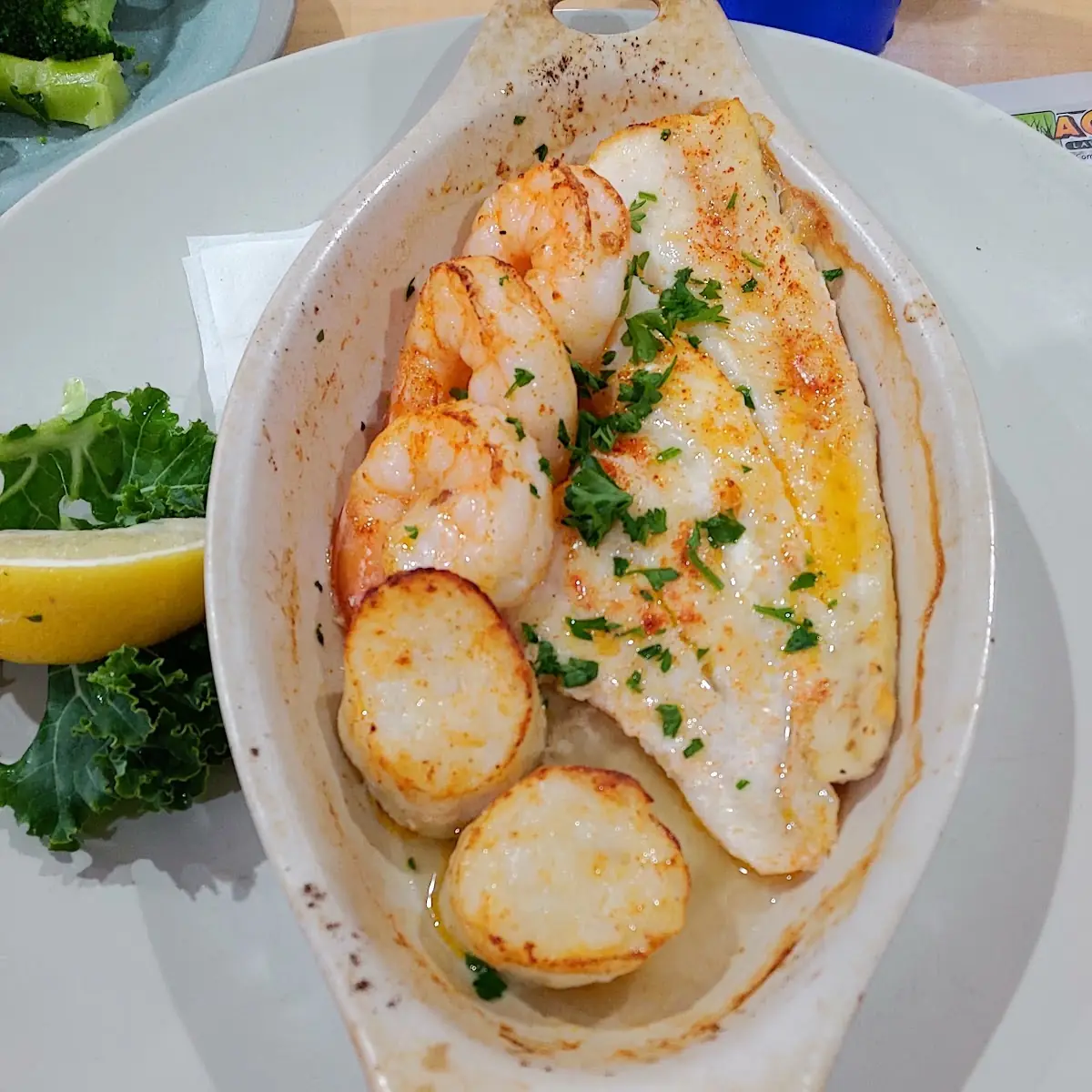Broiled Seafood Combo