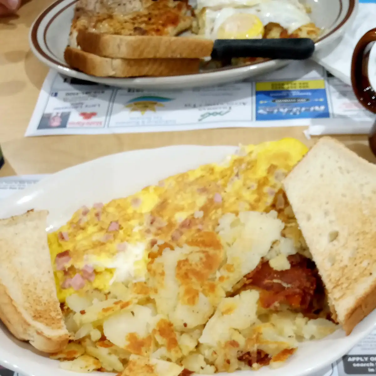 Ham and Cheese Omelette