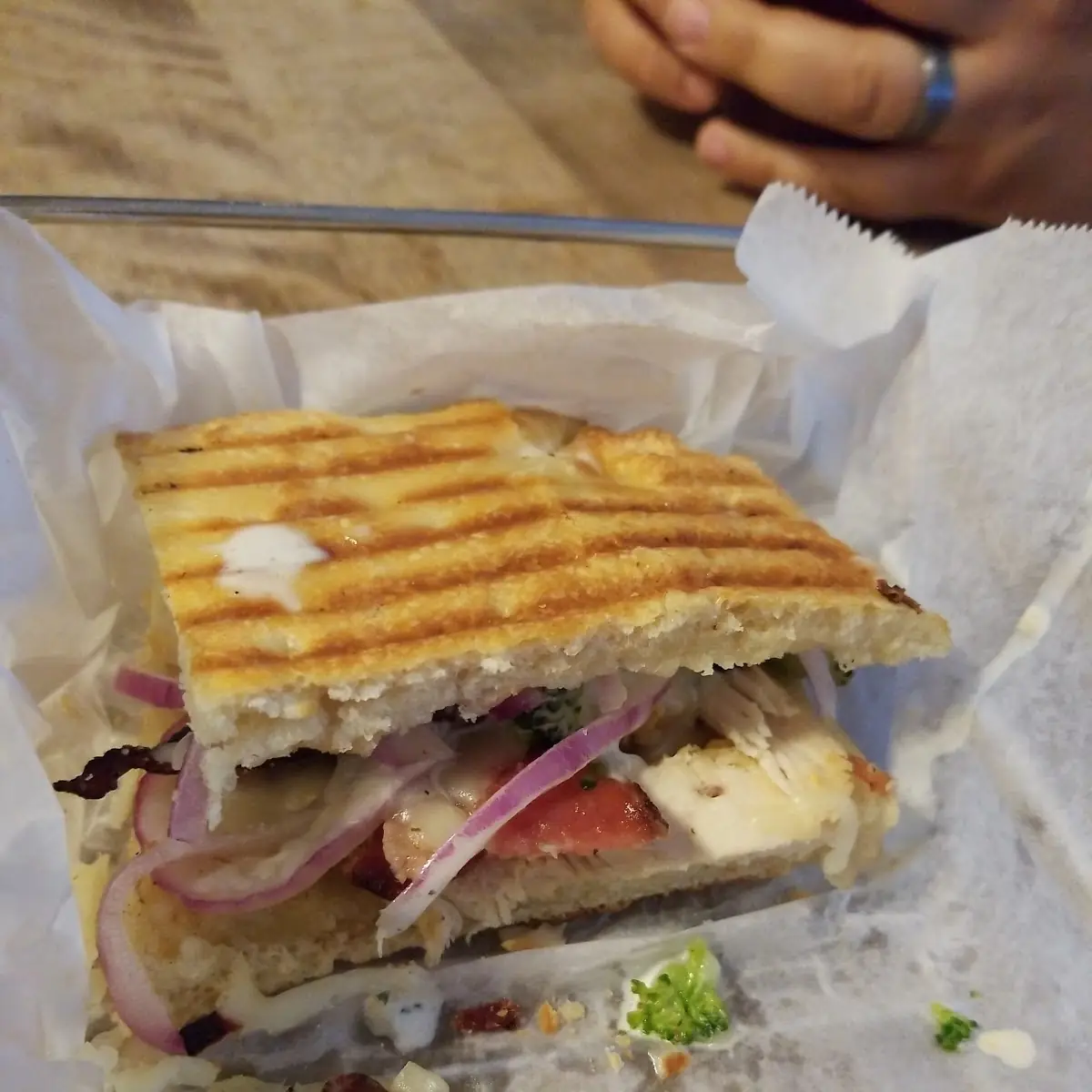 Chicken Bacon Ranch Panini