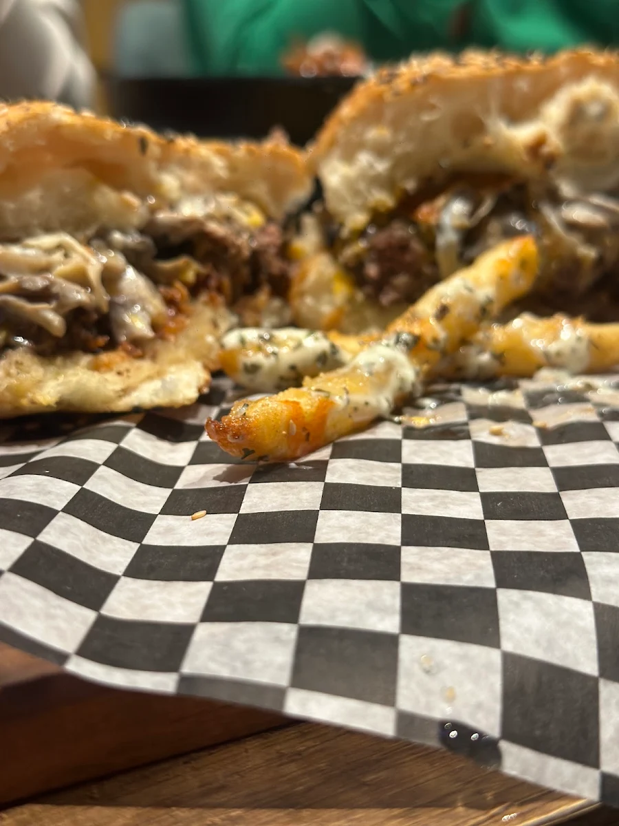 Modified Philly Steak Sandwich, Grill Gate
