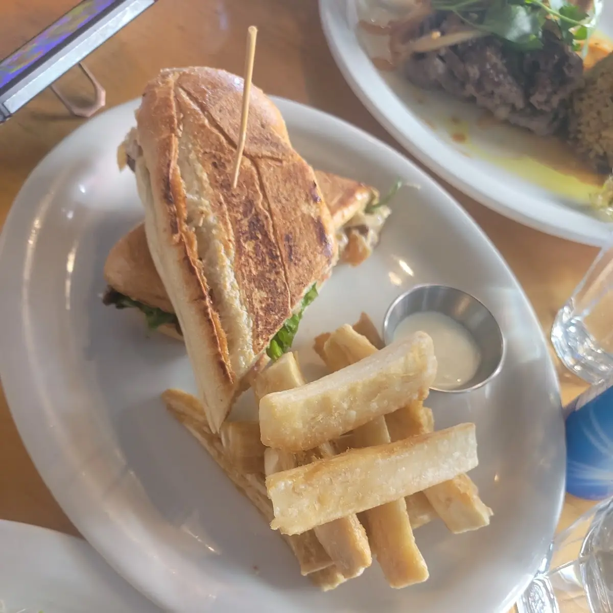 Steak Sandwich with Yuca Fries
