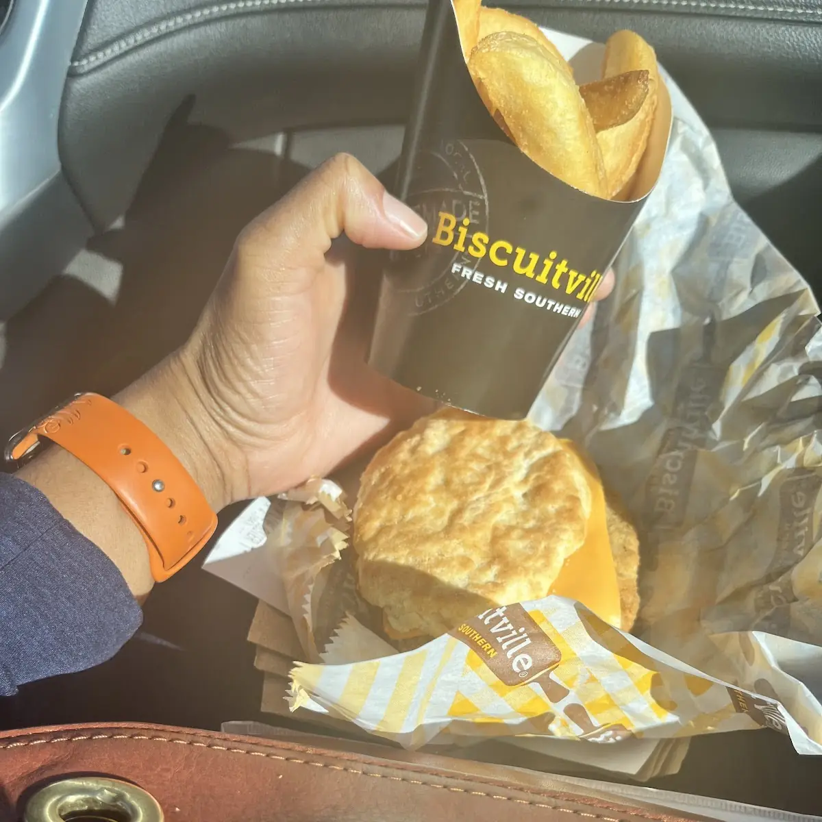 Pork Chop with Cheese Biscuit