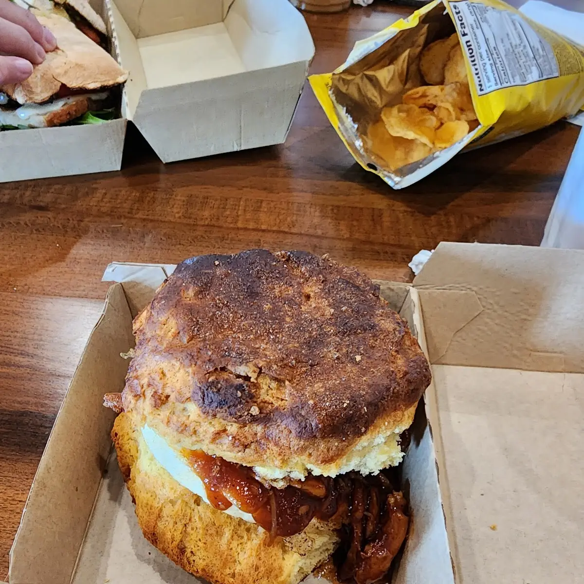 BBQ Breakfast Sandwich