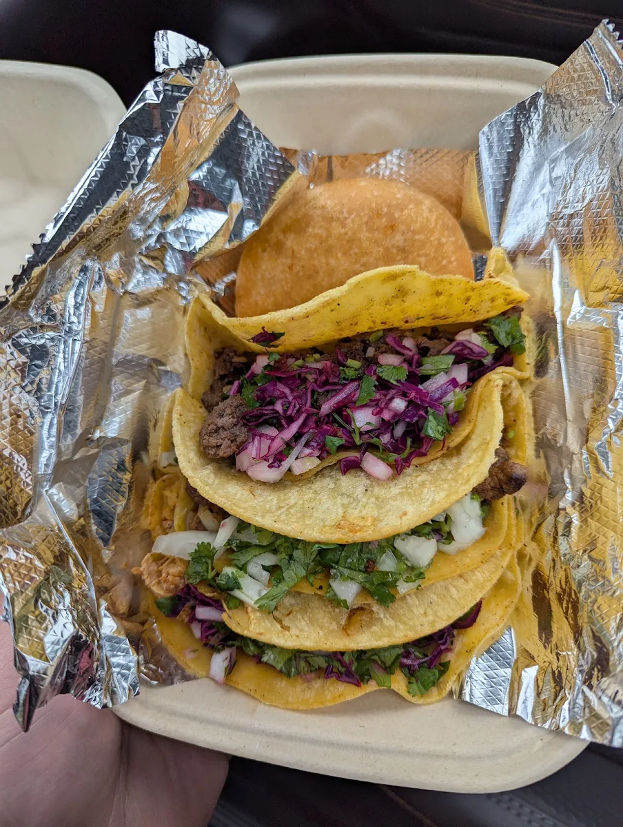 Tacos and Empanada
