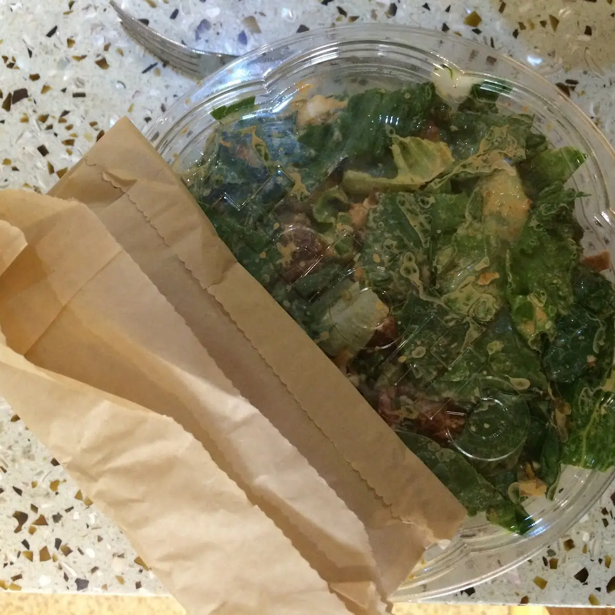 PO Boy Salad with Bread