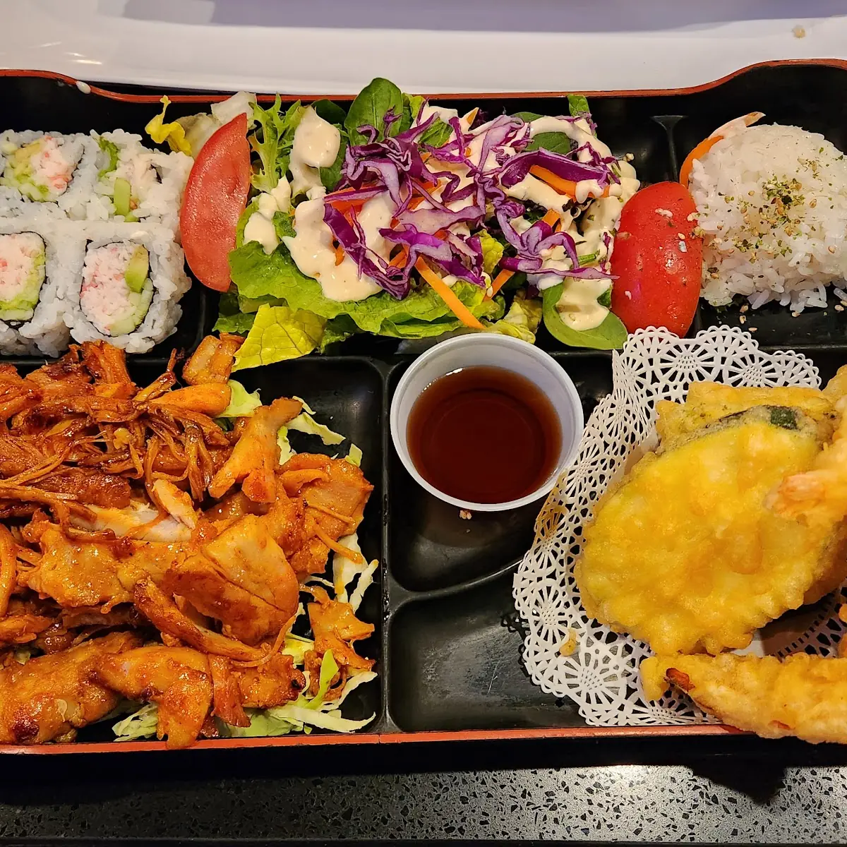 Spicy Chicken Bento Box