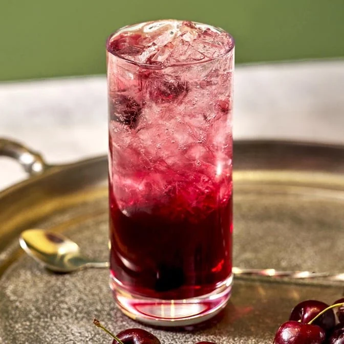 Hibiscus Tea Sparkler, Good Earth Coffeehouse - Verve, East Village