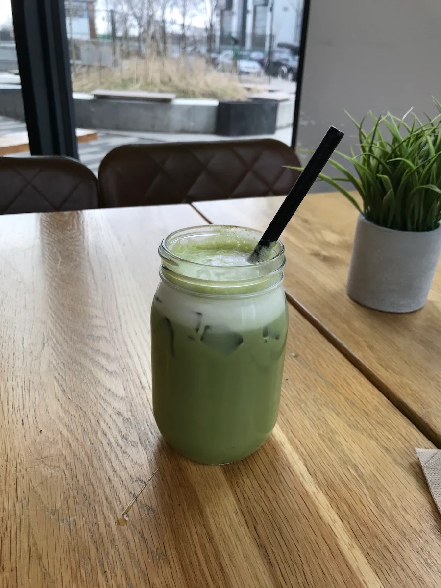 Matcha Latte, Good Earth Coffeehouse - Verve, East Village