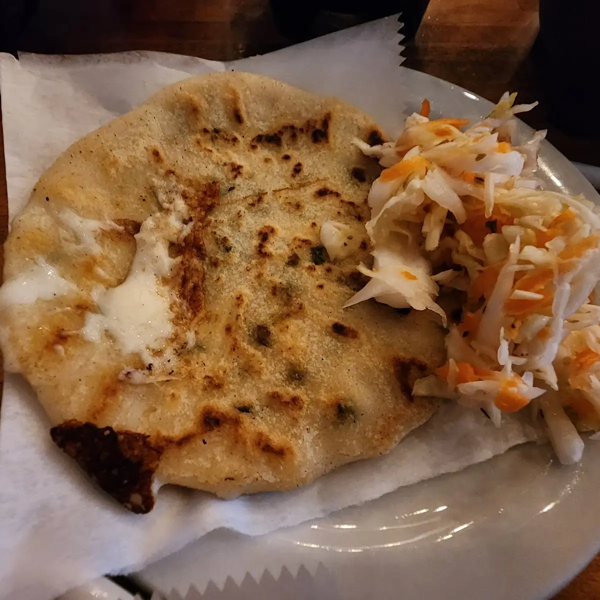 Loroco and Cheese Pupusa