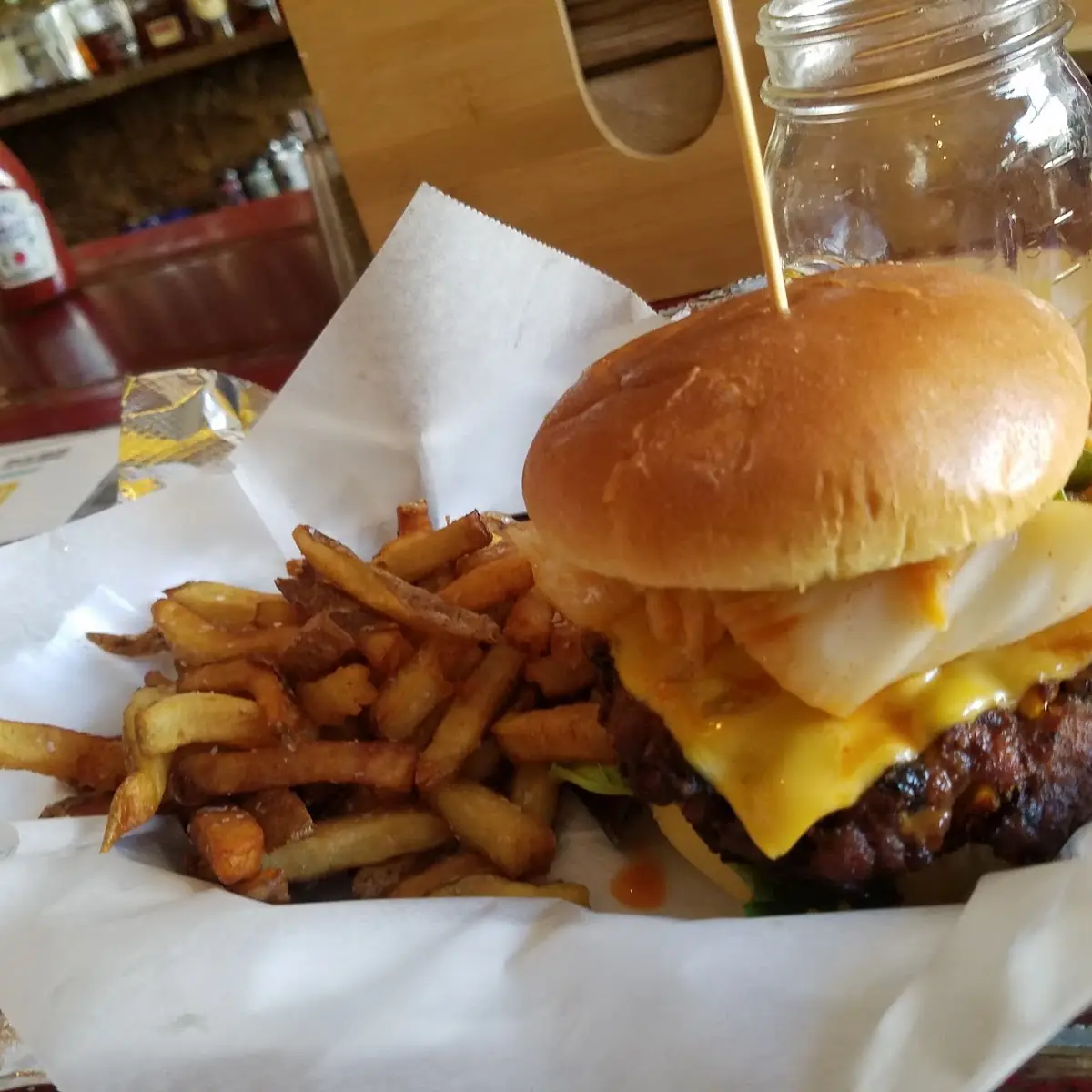 Doublestack with American Cheese