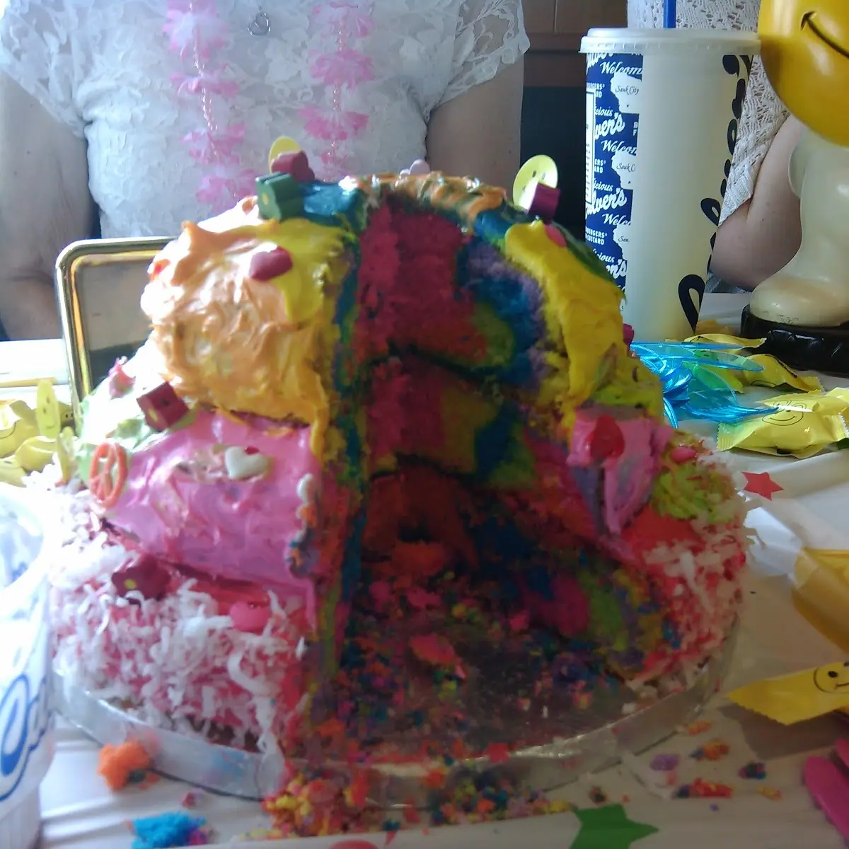 Tye Dye Birthday Cake