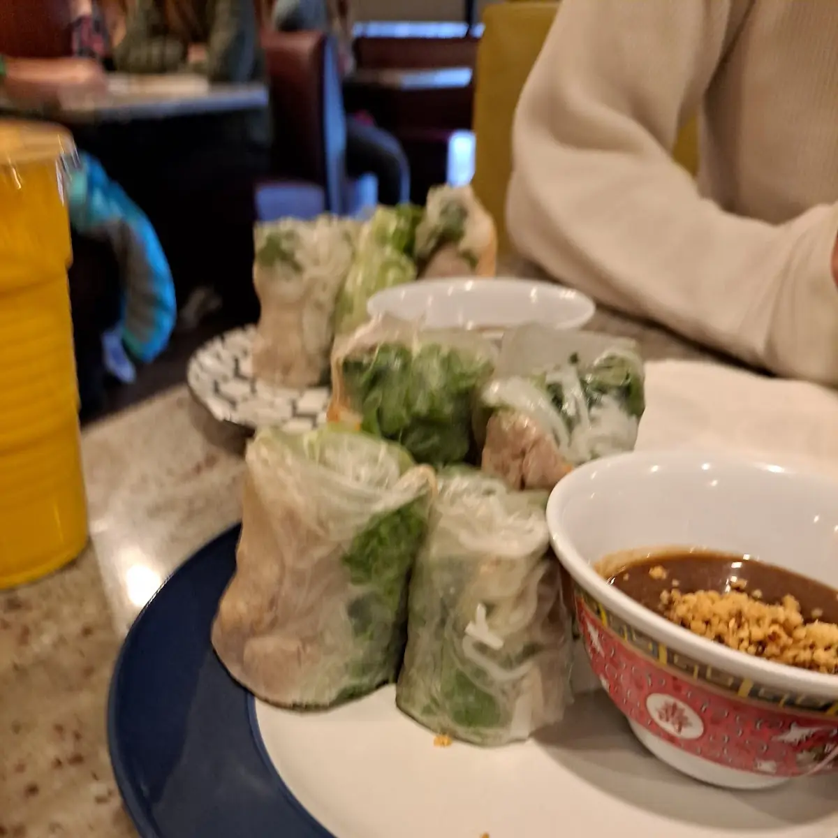 Spring Rolls Peanut Sauce