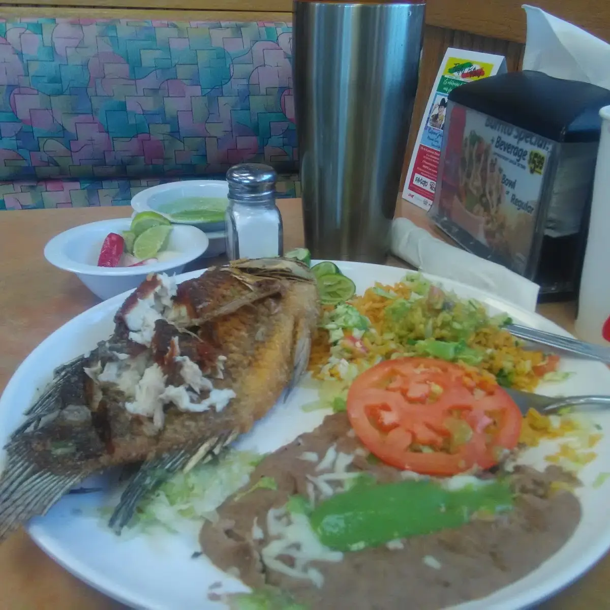 Mojarra Frita Fried Tilapia