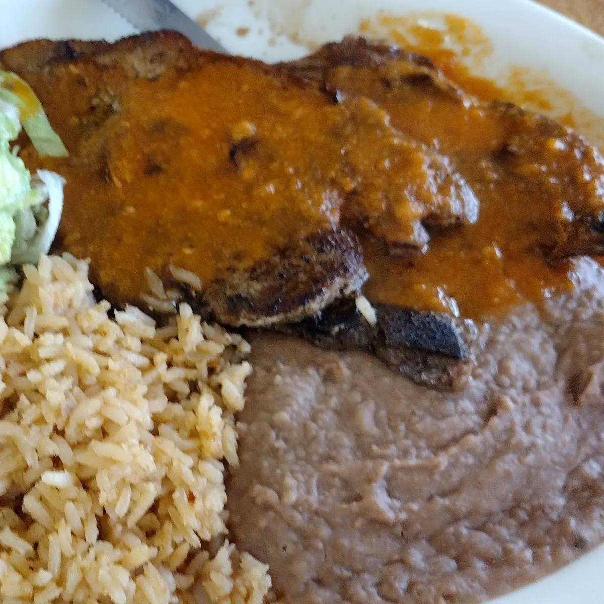 Pork Chop Rancheras Plate