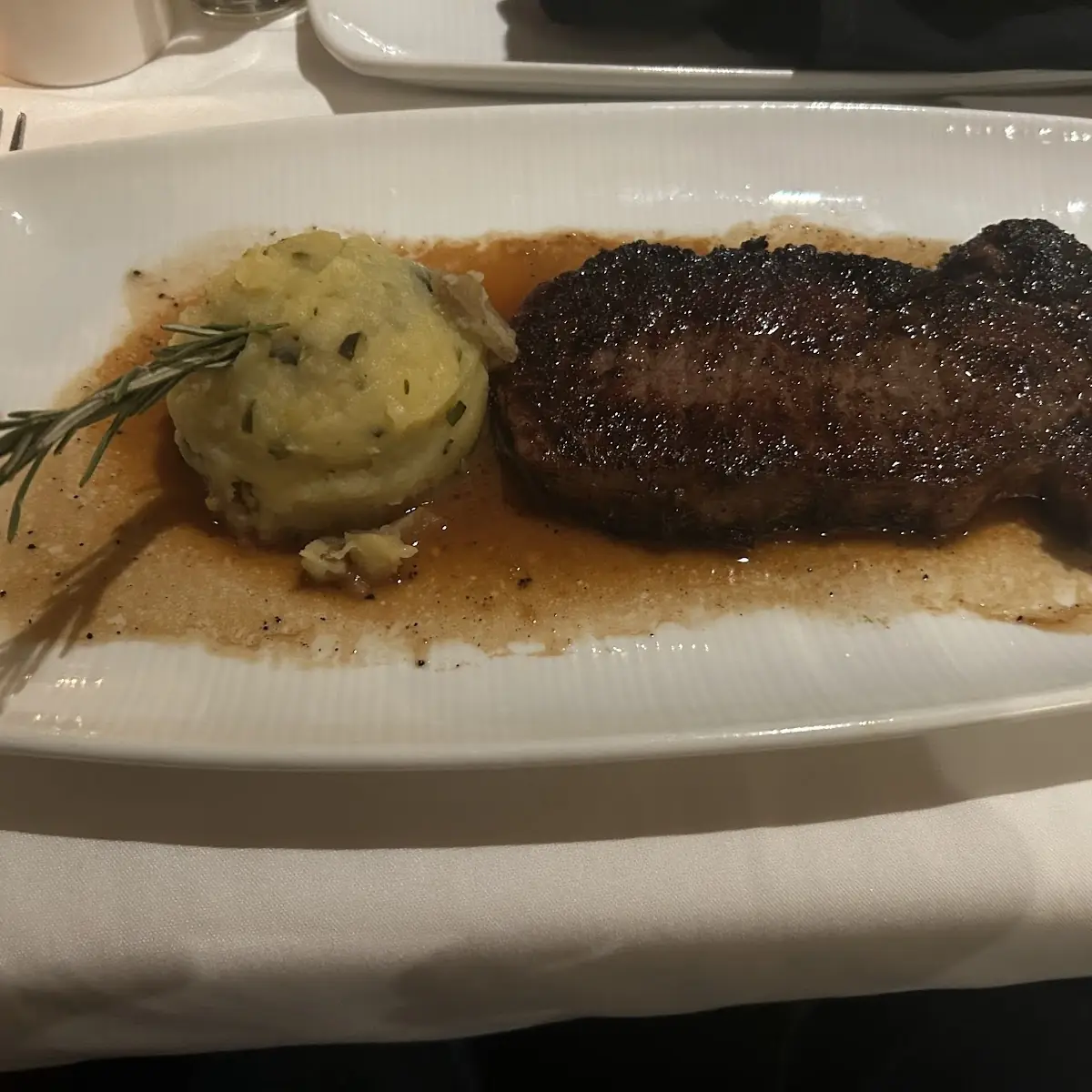 Bone in New York Steak