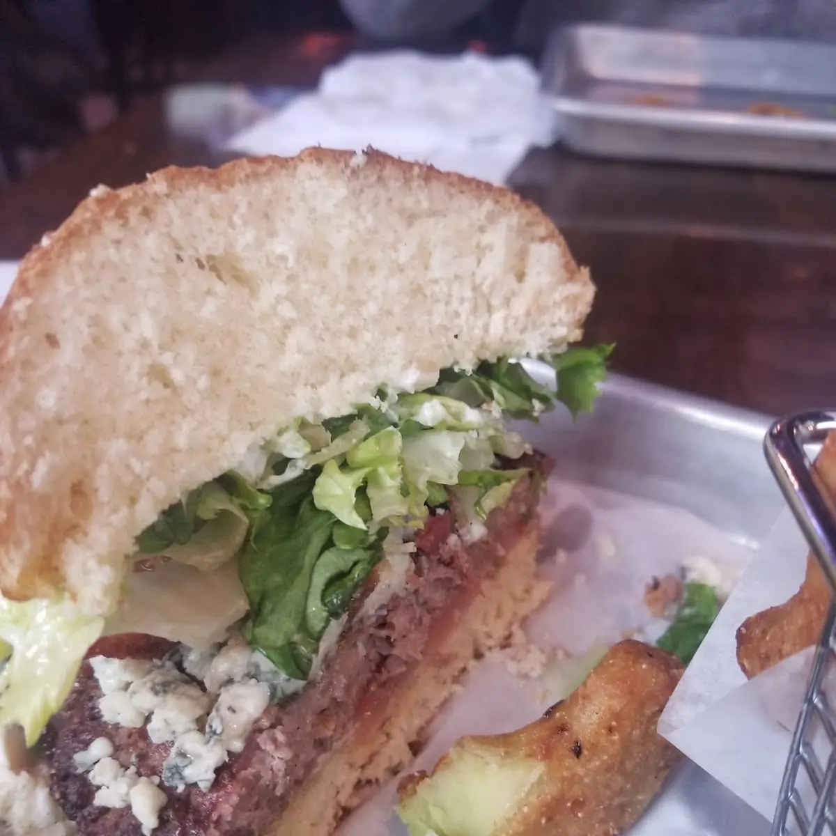 Bacon Blue Cheese Burger