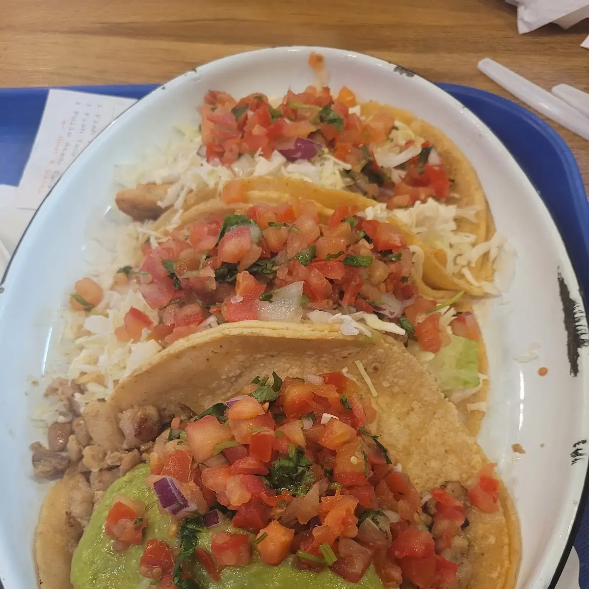 Fish Tacos and Carne Asada Taco