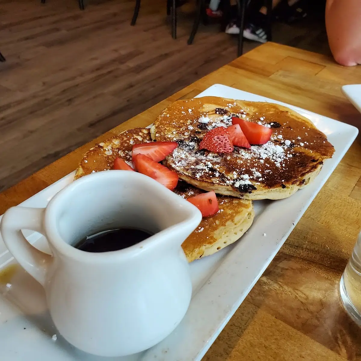 Three Chocolate Chip Pancakes