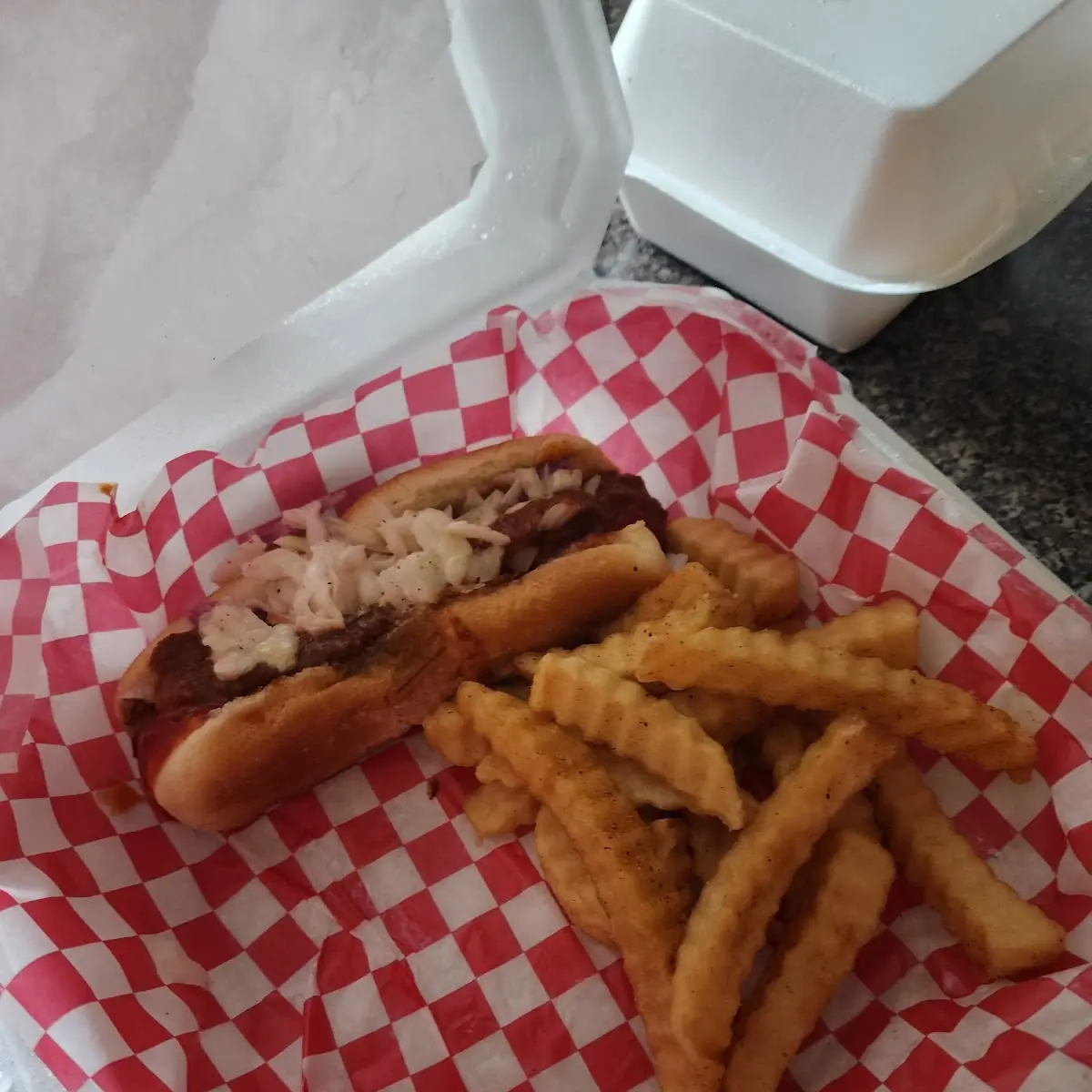 Hot Dog and Fries