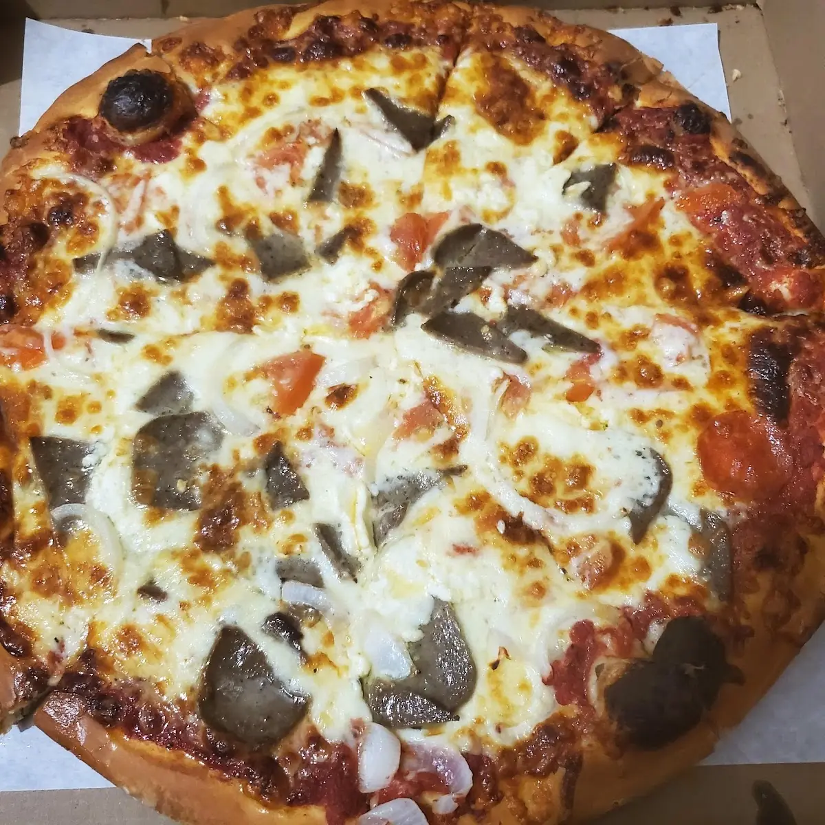 Pepperoni and Sausage Pizza