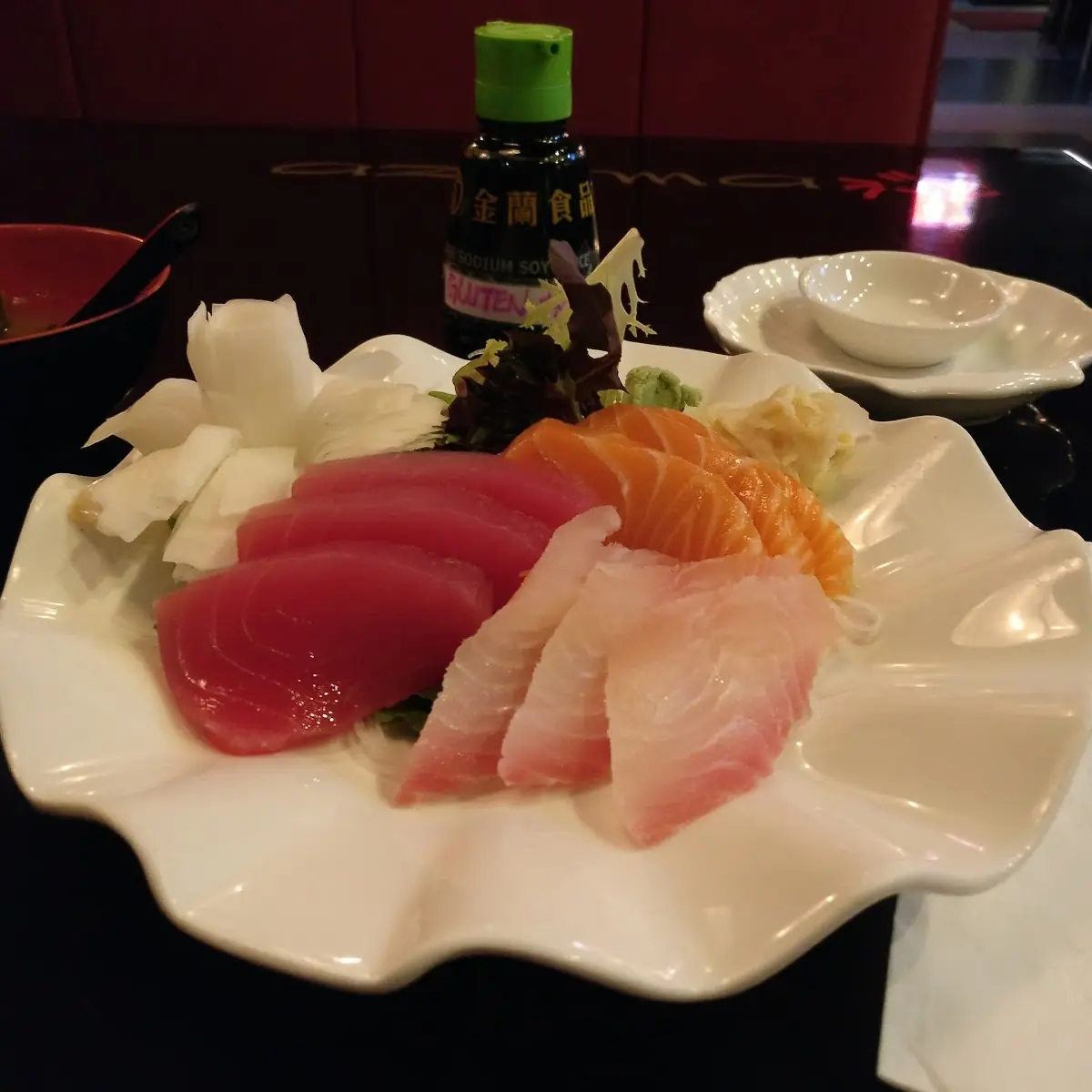 Lunch Sashimi Combo Tuna Salmon Red Snapper