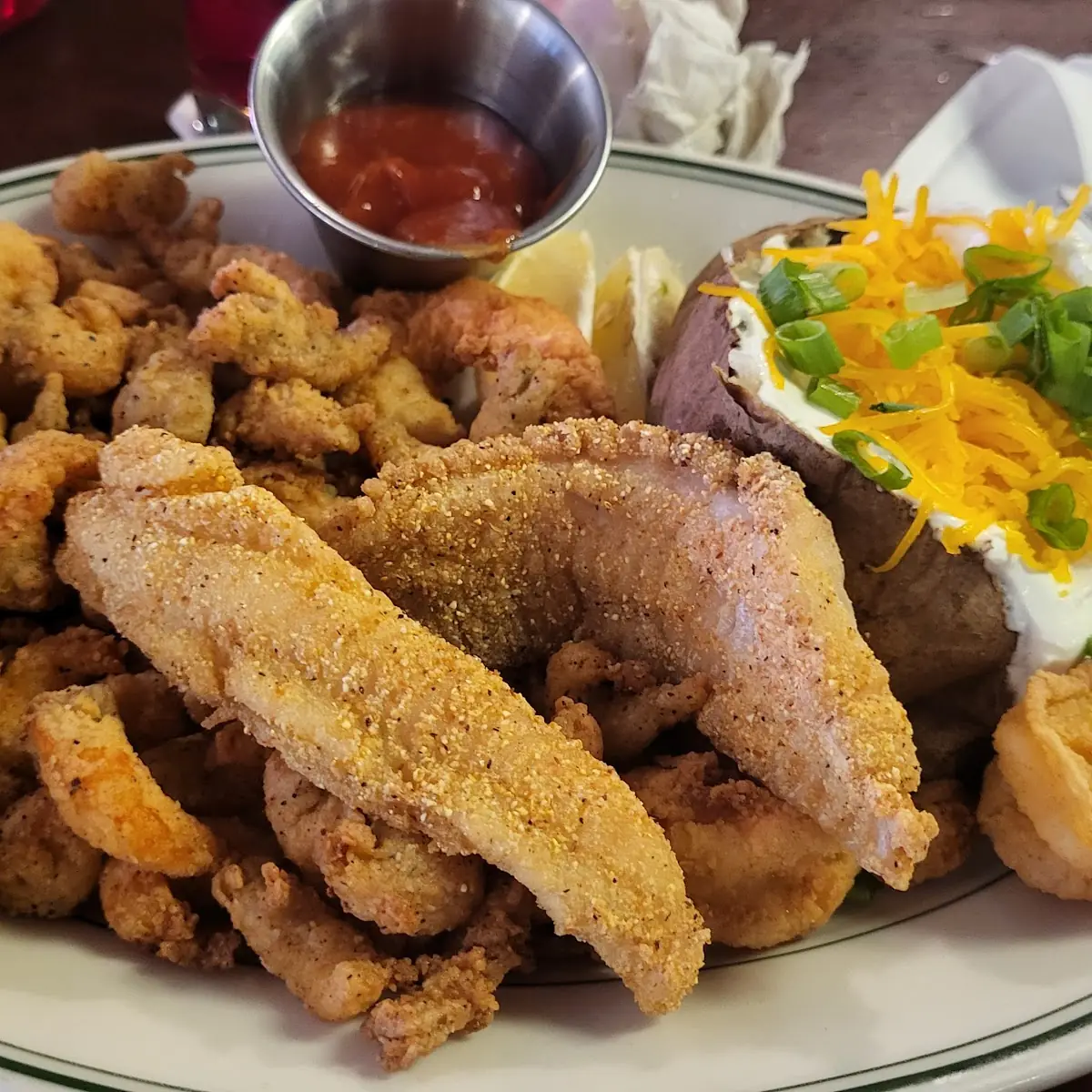 Fried Seafood Combo