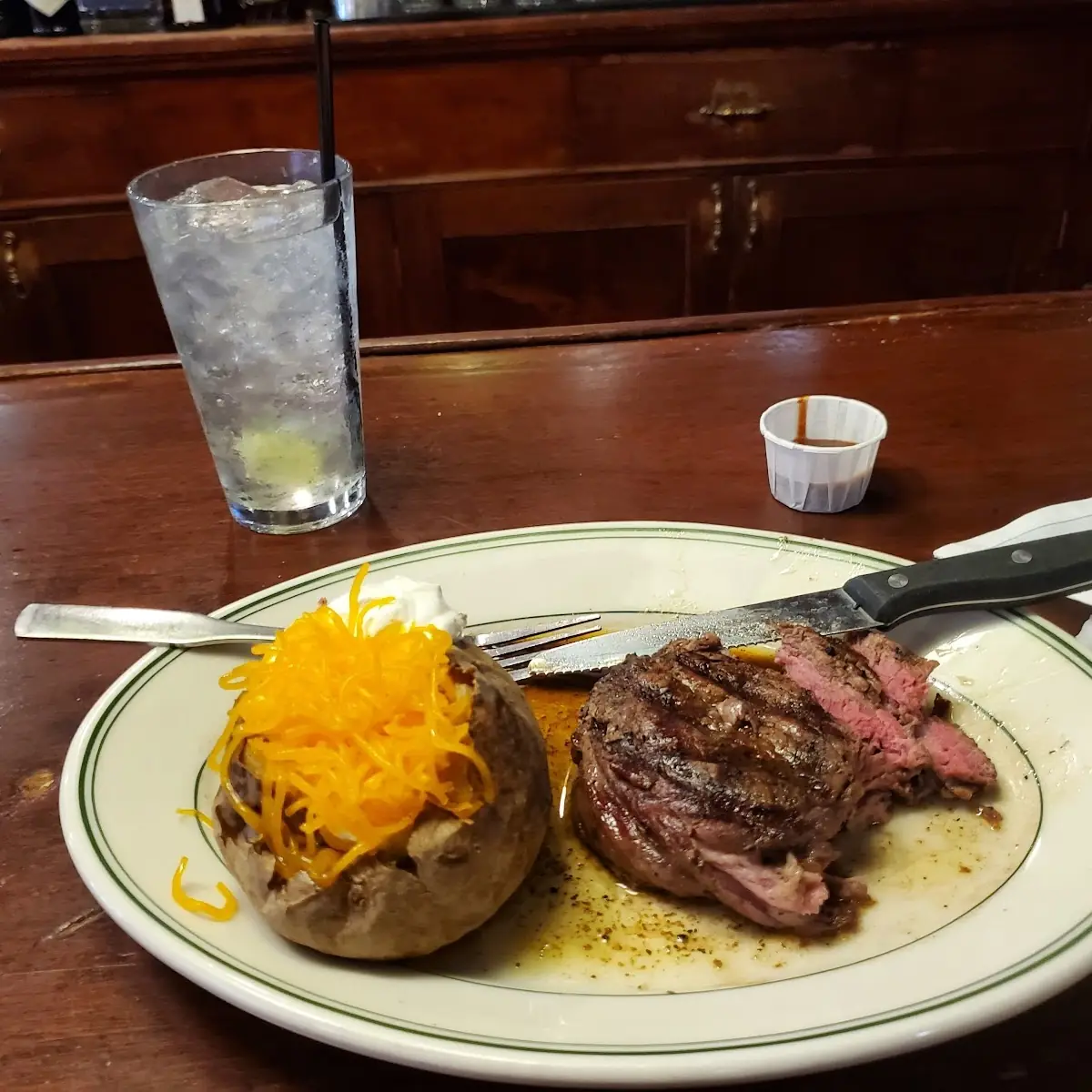 New York Steak with Potato