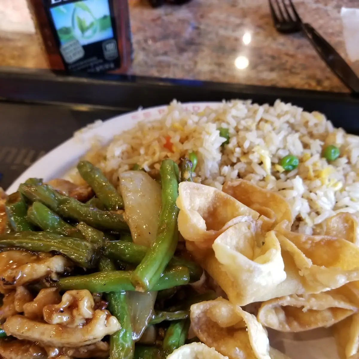 Crab Rangoon Green Beans Rice and mmm Something Else