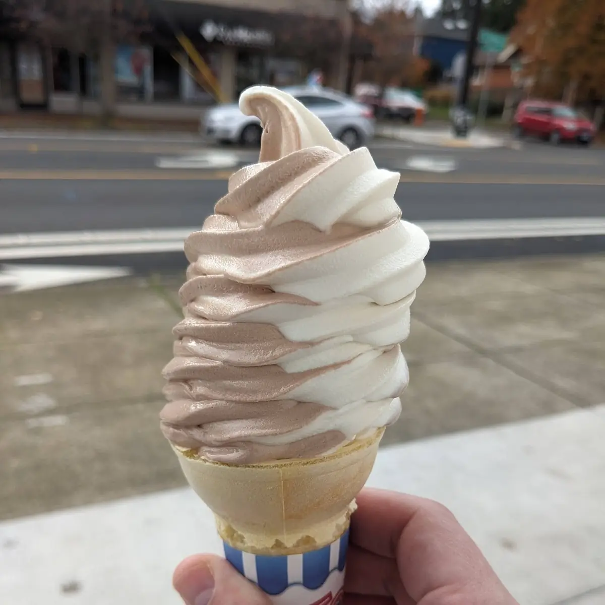 Soft Serve Waffle Cone