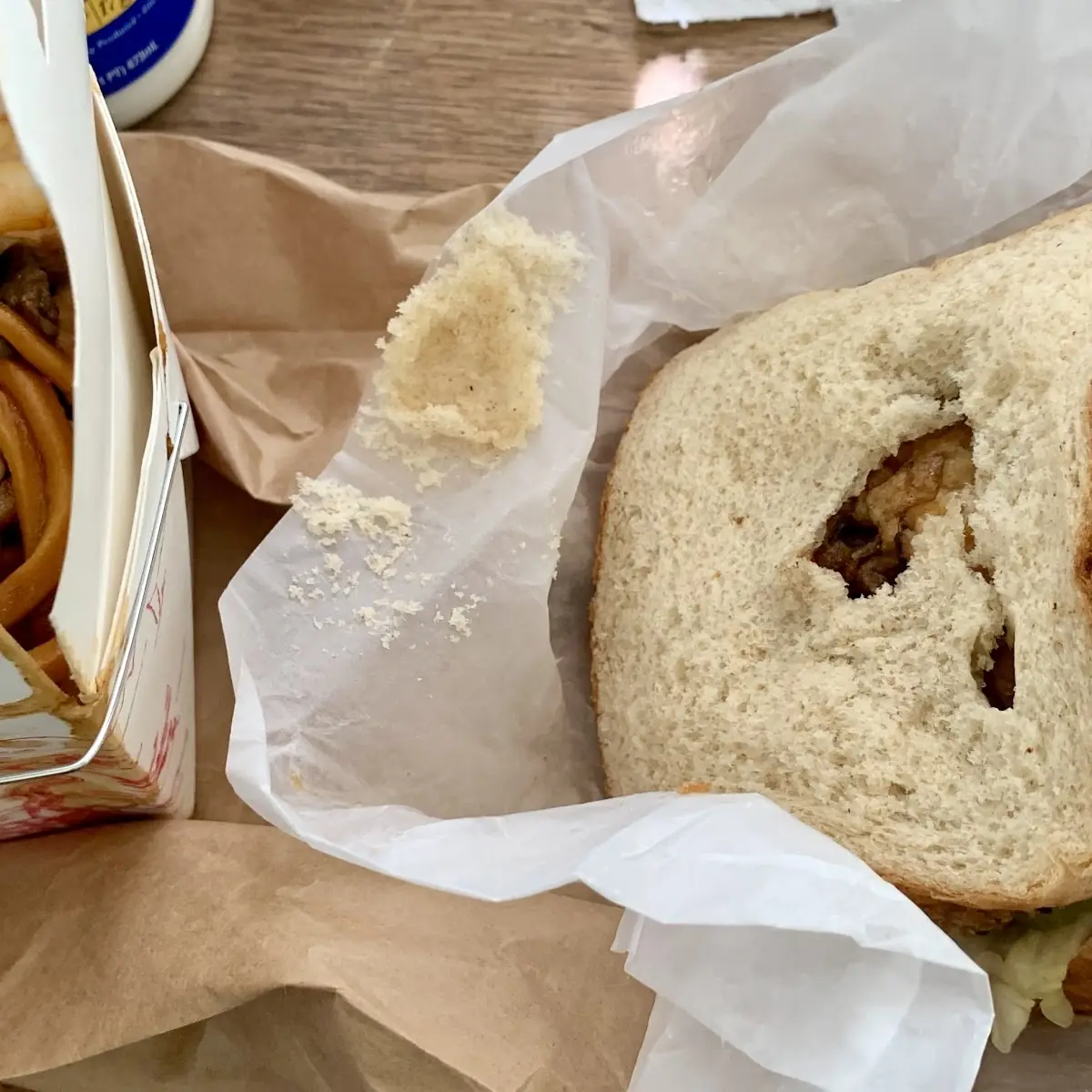 Chow Mein and St Paul Sandwich