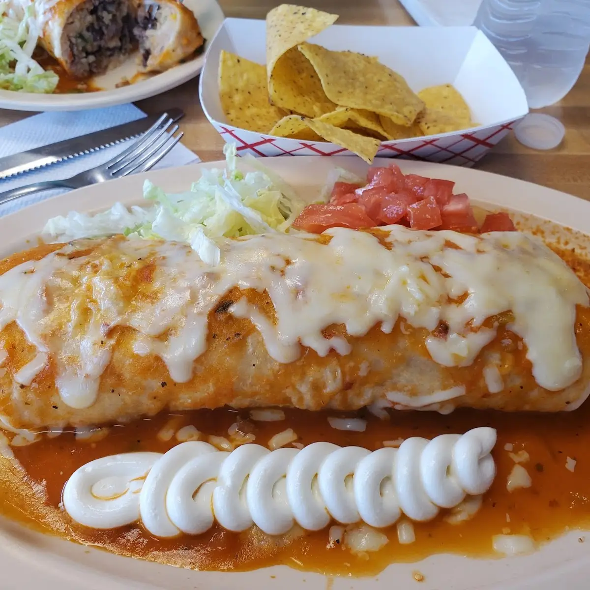 Beans and Cheese Burrito