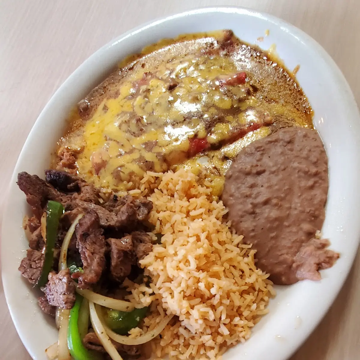 Trio Enchilada Plate