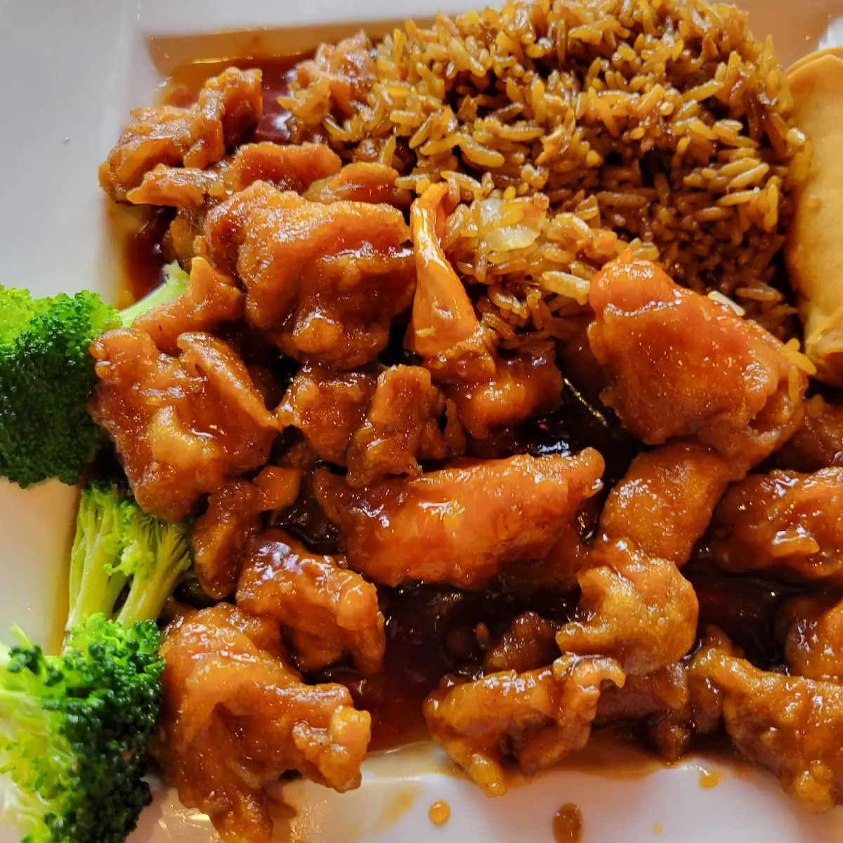 Crispy Orange Chicken Lunch