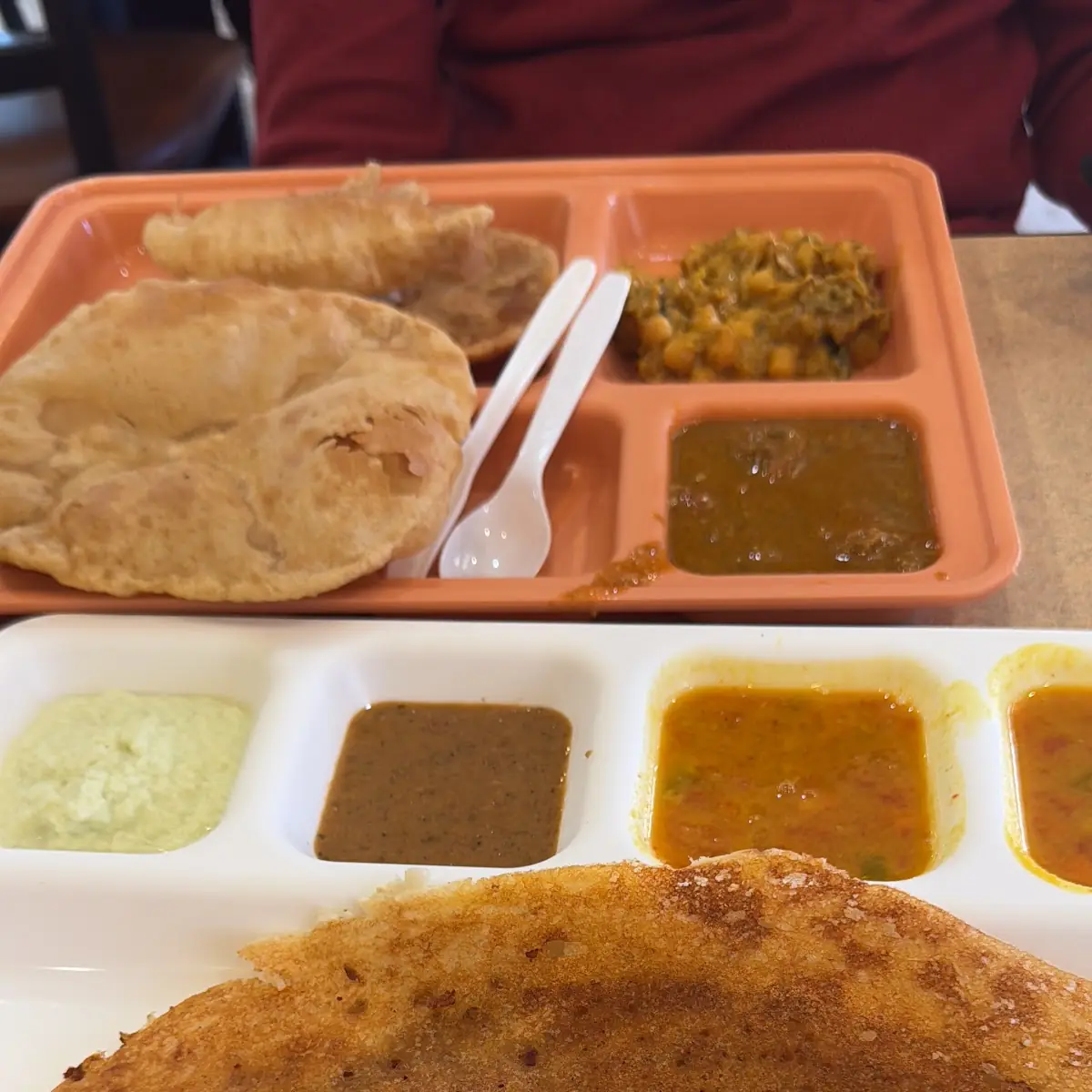 Mysore Masala Dosa and Chole Puri