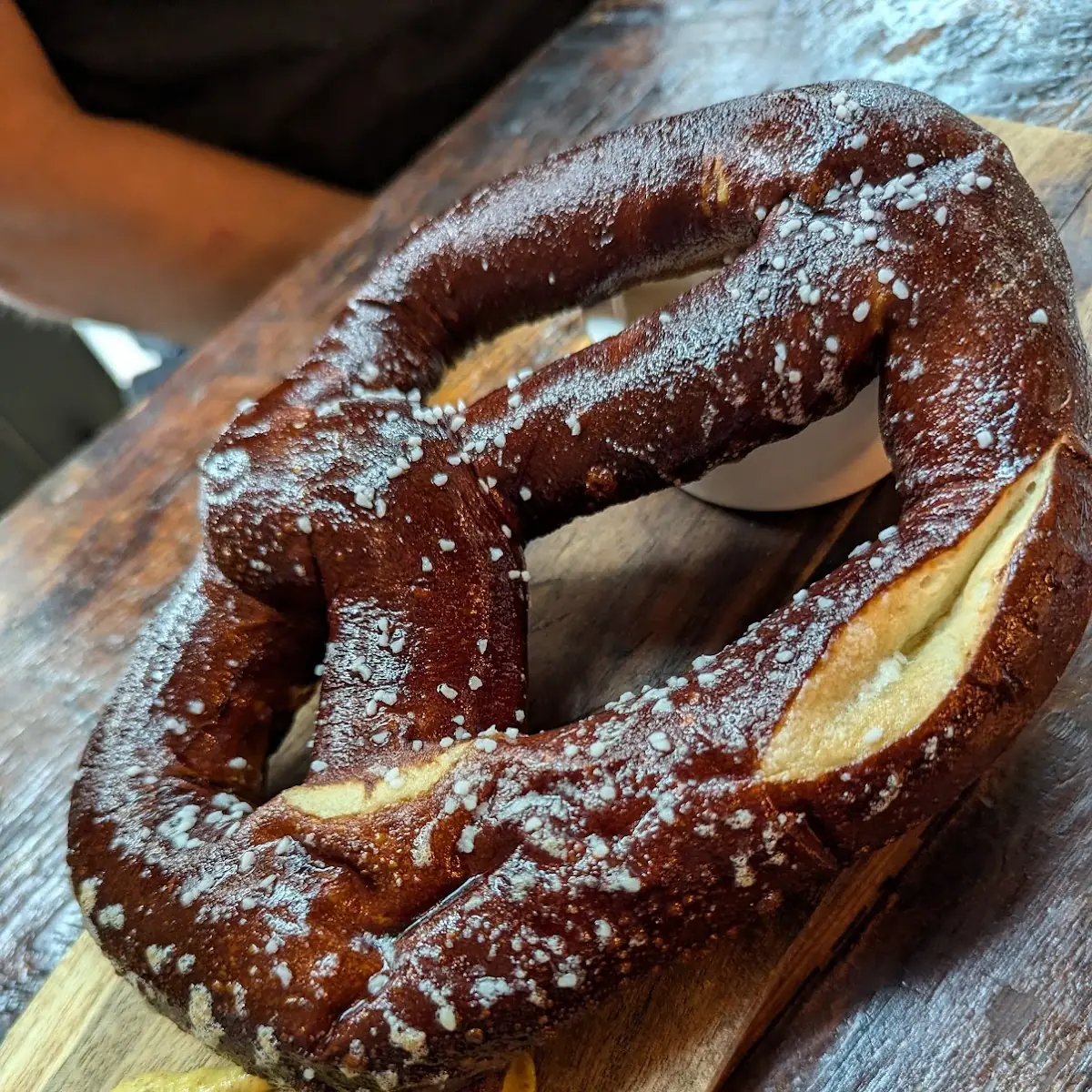 Pretzel with Beer Cheese