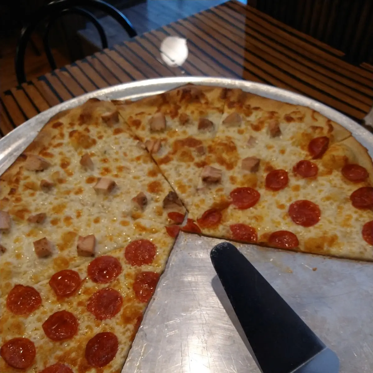 1 2 Sausage and 1 2 Pepperoni Pizza