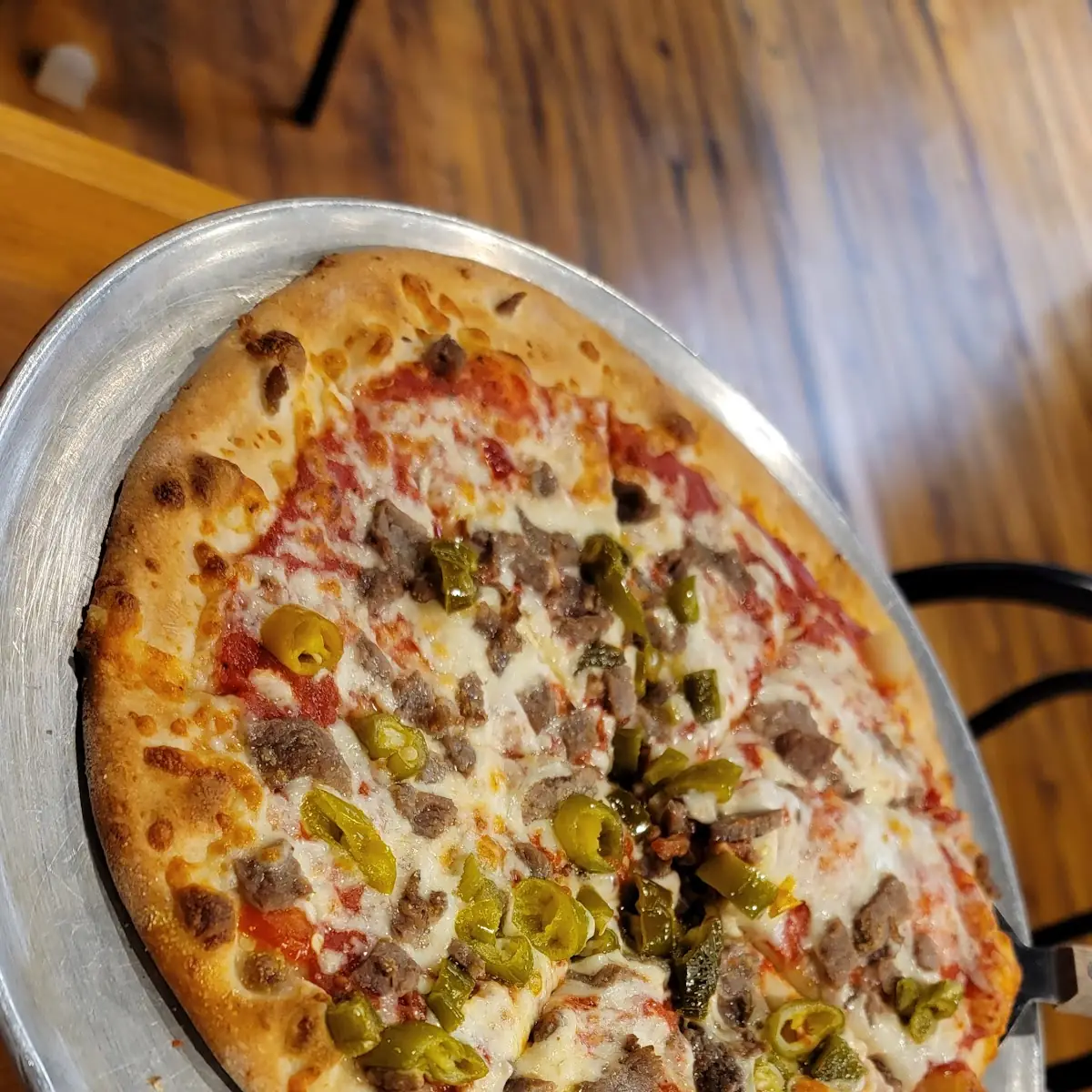 Spicy Chicago Beef Pizza