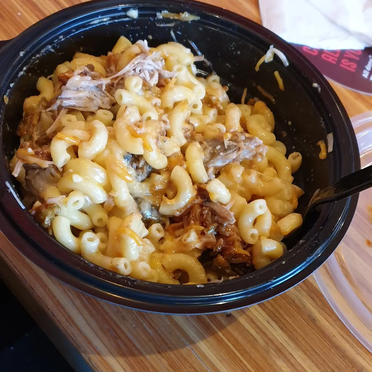 BBQ Pork and Mac and Cheese