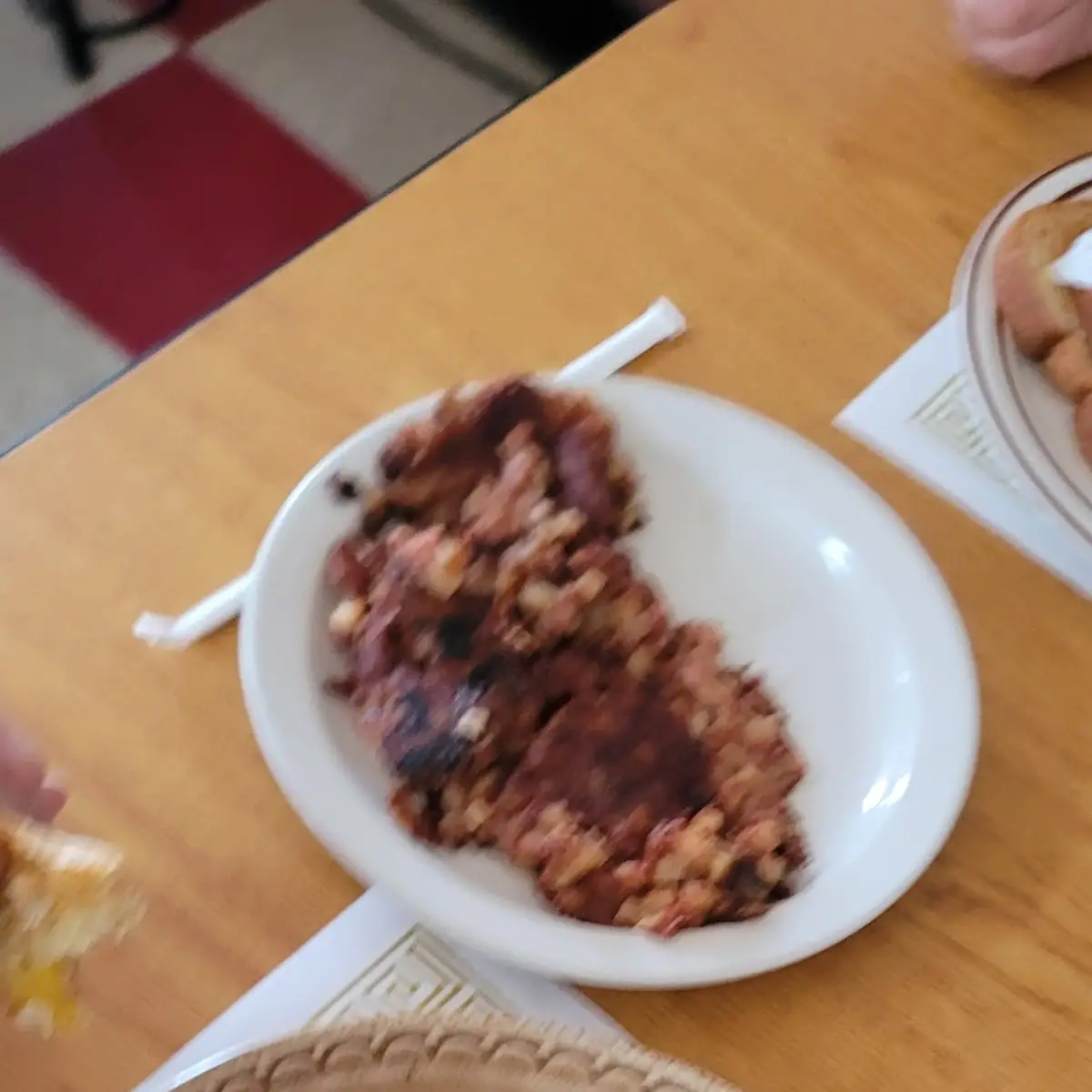 Eggs Bacon Potatoes English and Corn Beef Hash