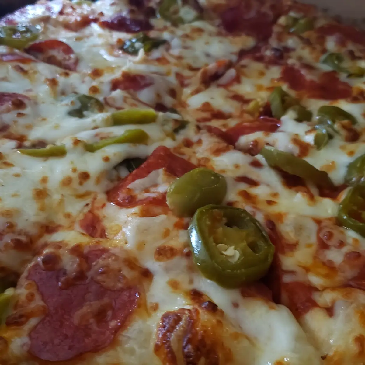 Jalapeno Pepperoni Extra Cheese Pizza