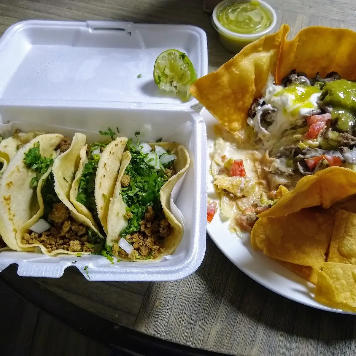 Tacos El Sol and Taco Salad