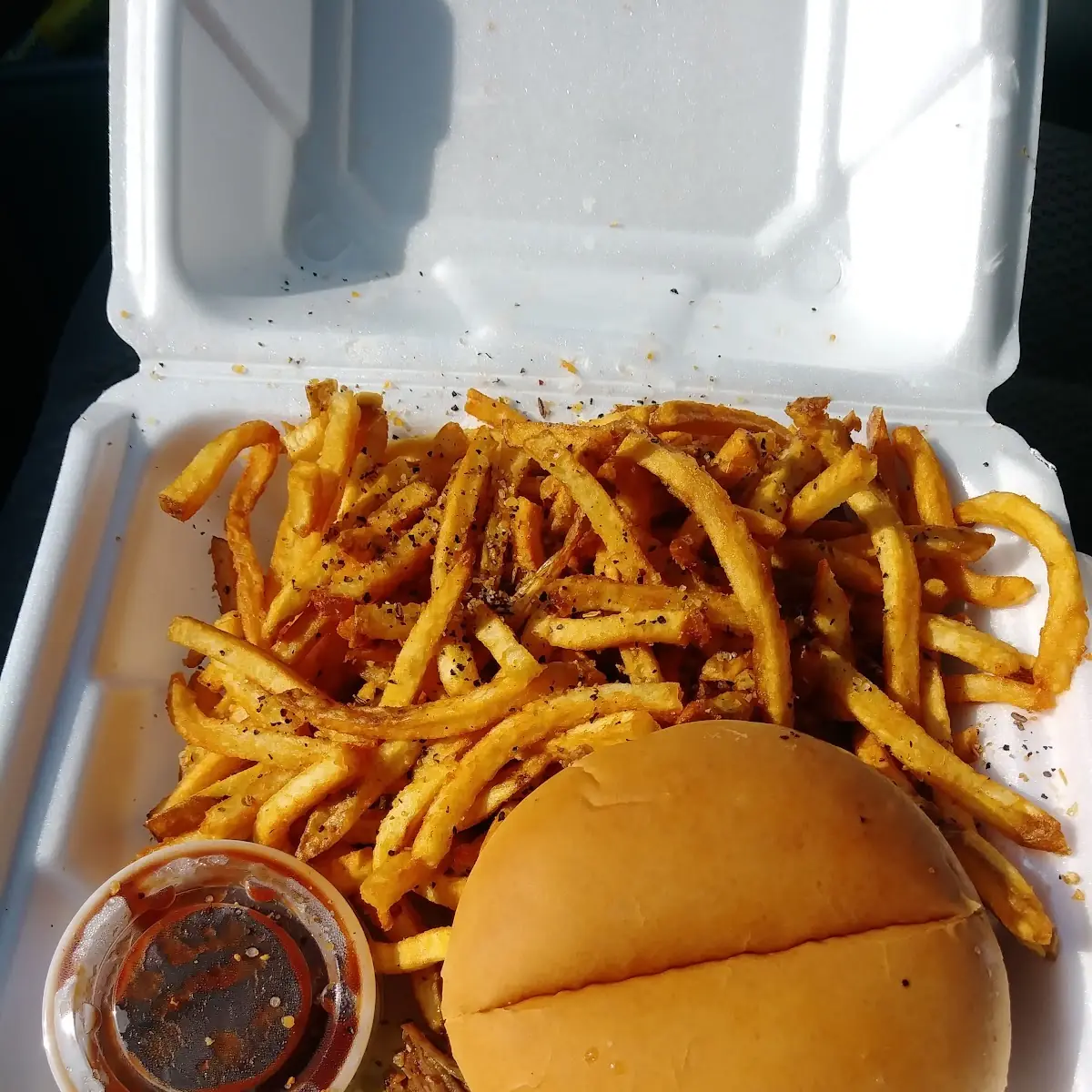 Burnt End Sandwich w Fries