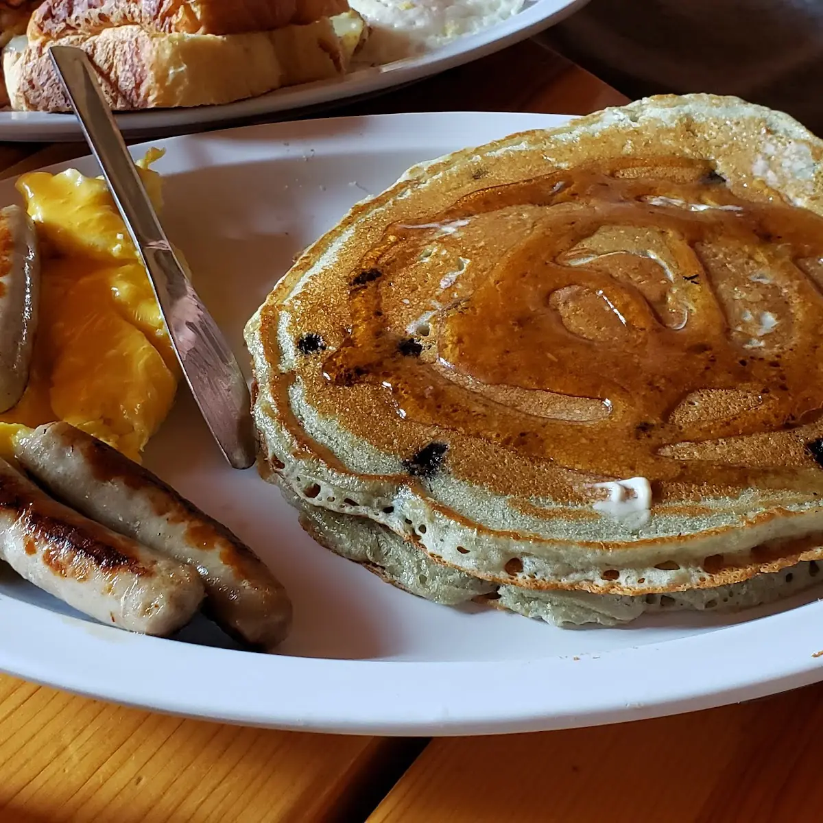 Maple Bay Breakfast with Blueberry Pancakes