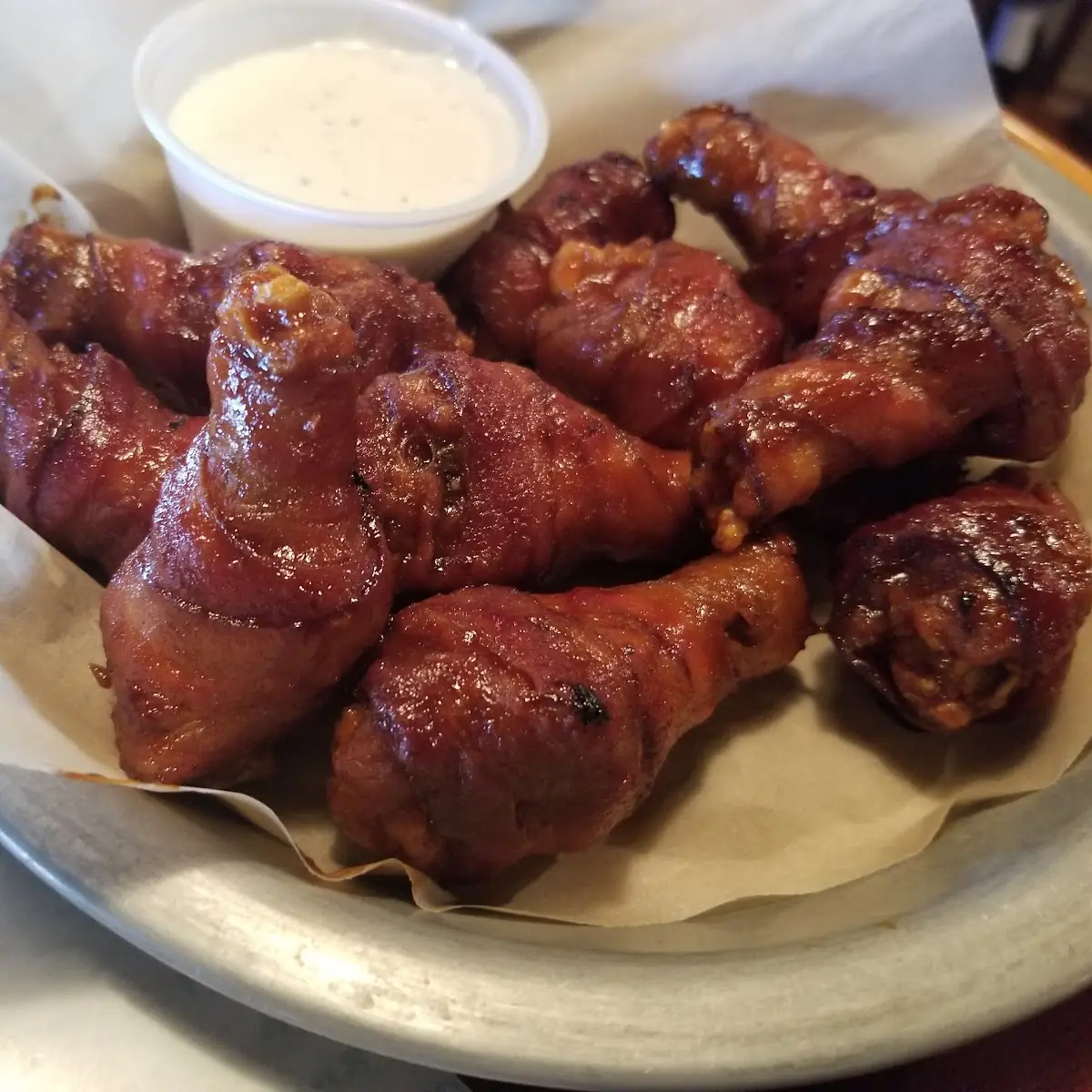 Hooters Bacon Wrapped Wings